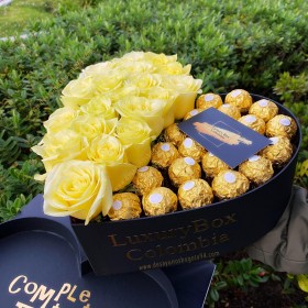 Luxury Box - Rosas & Ferrero